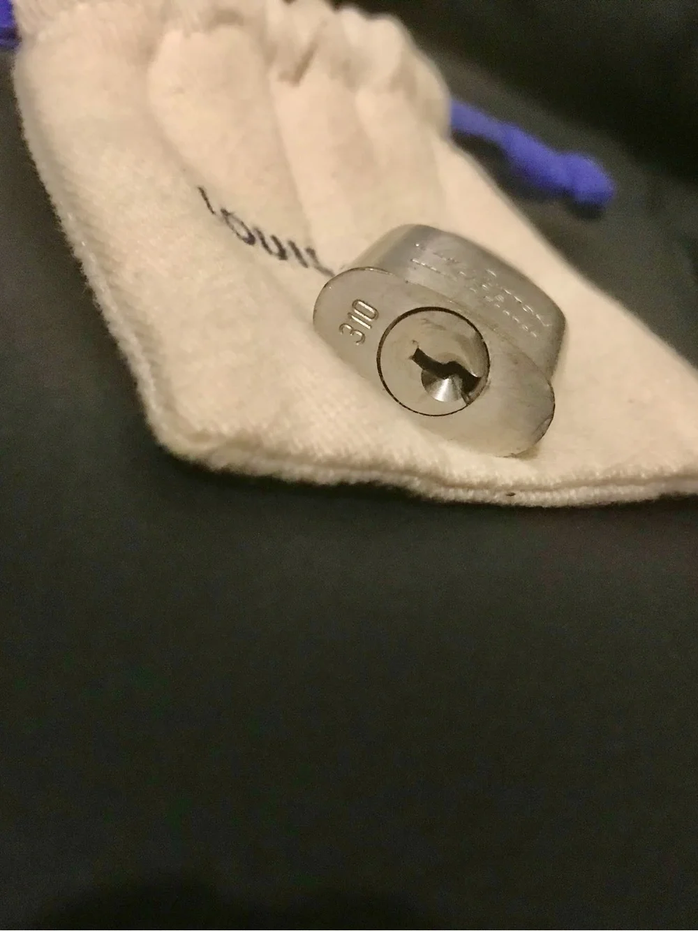 Louis Vuitton Silver Lock & 2 Keys
